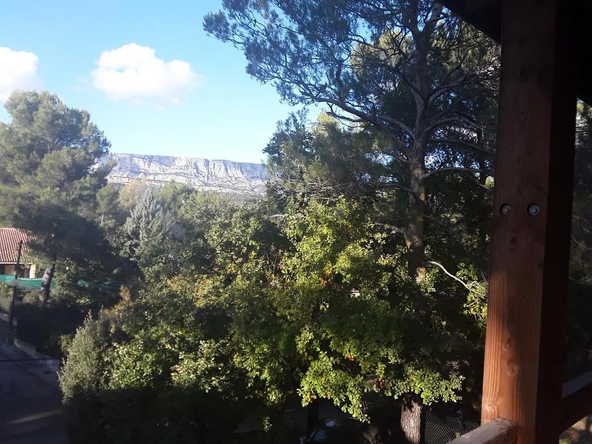 Rez-De-Jardin Avec Vue Sur La Sainte Victoire Apartment Rousset  France